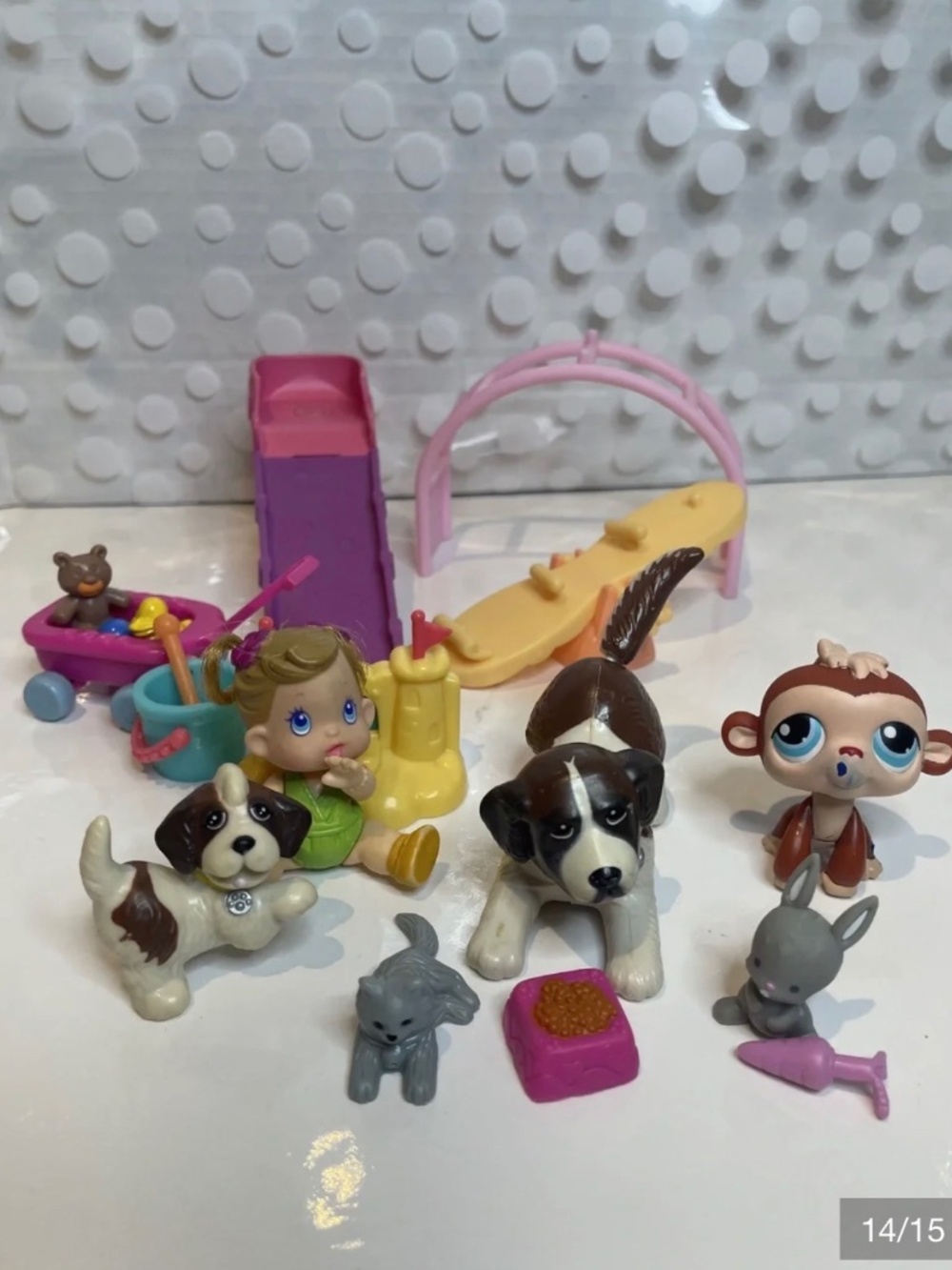 Vintage Kenner Littlest Pet Shop Baby Buddies Playground